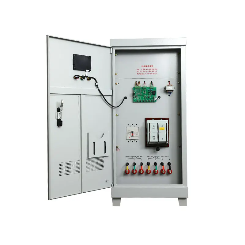Three-phase fully automatic compensated power voltage stabilizer-120KVA